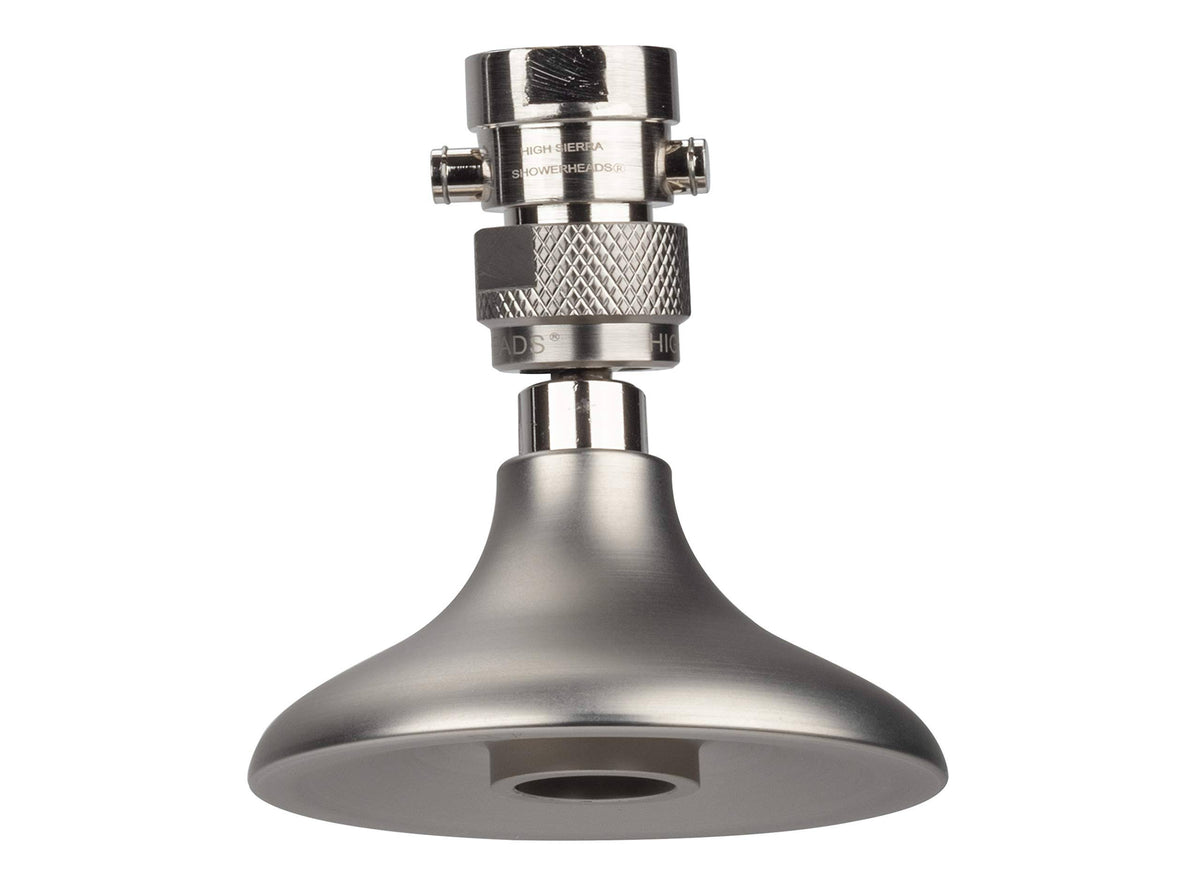 Nickel All Metal Shower Head with Trickle Valve Q669