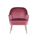 Red Velvet Accent Chair P8559