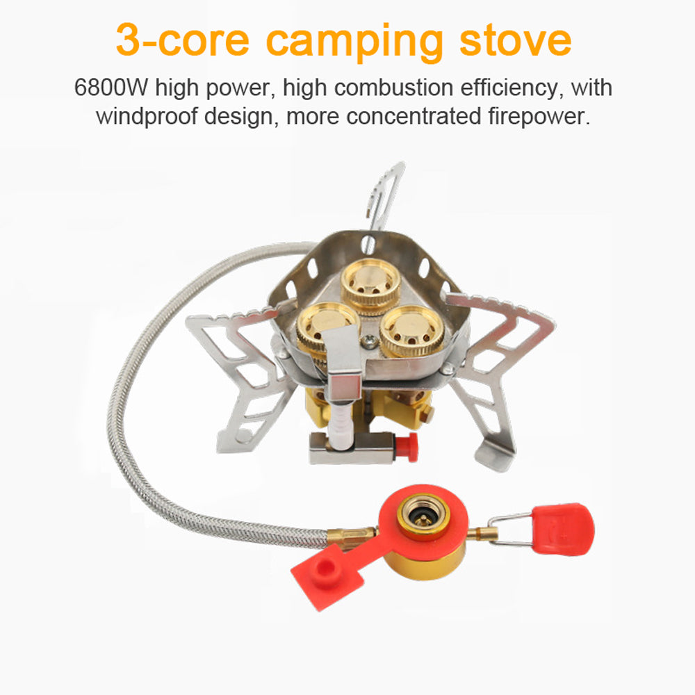 6800W 3 Core Camping Stove Y186