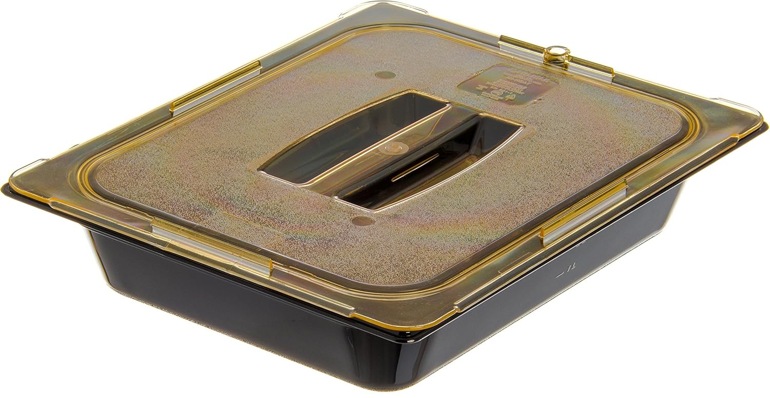 Black Half-Size Food Pan, 2.5 qt, Case of 6 X847