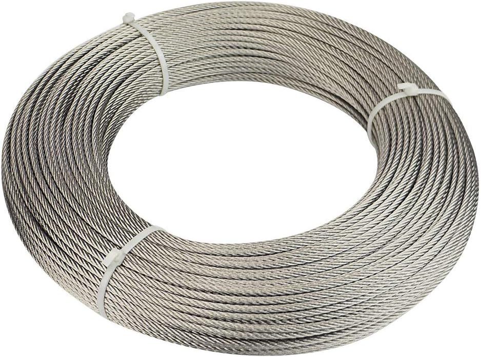 165Feet 5/32 Stainless Steel Wire Rope Cable Railing D419