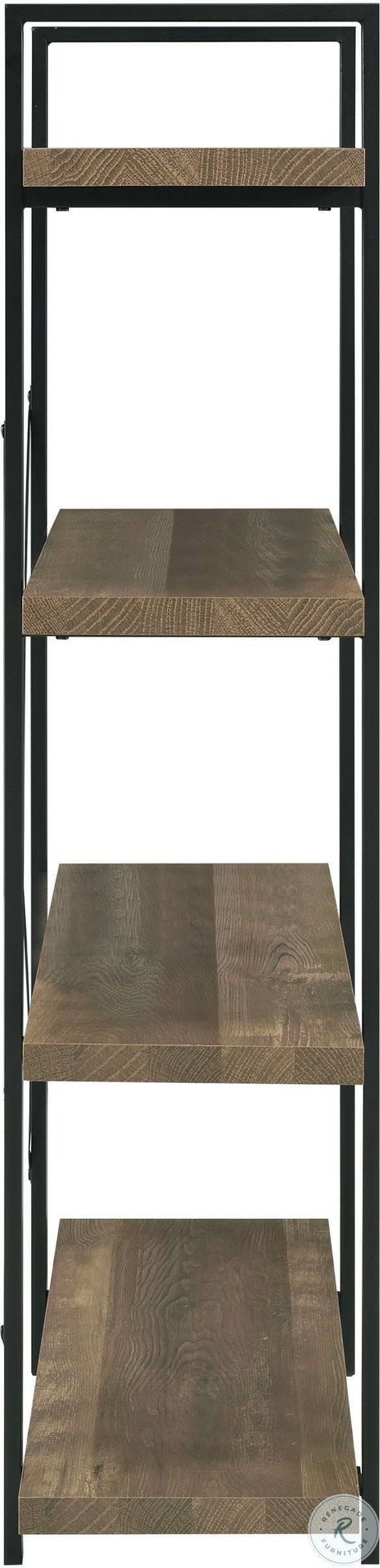 Rustic Oak Bookcase J586