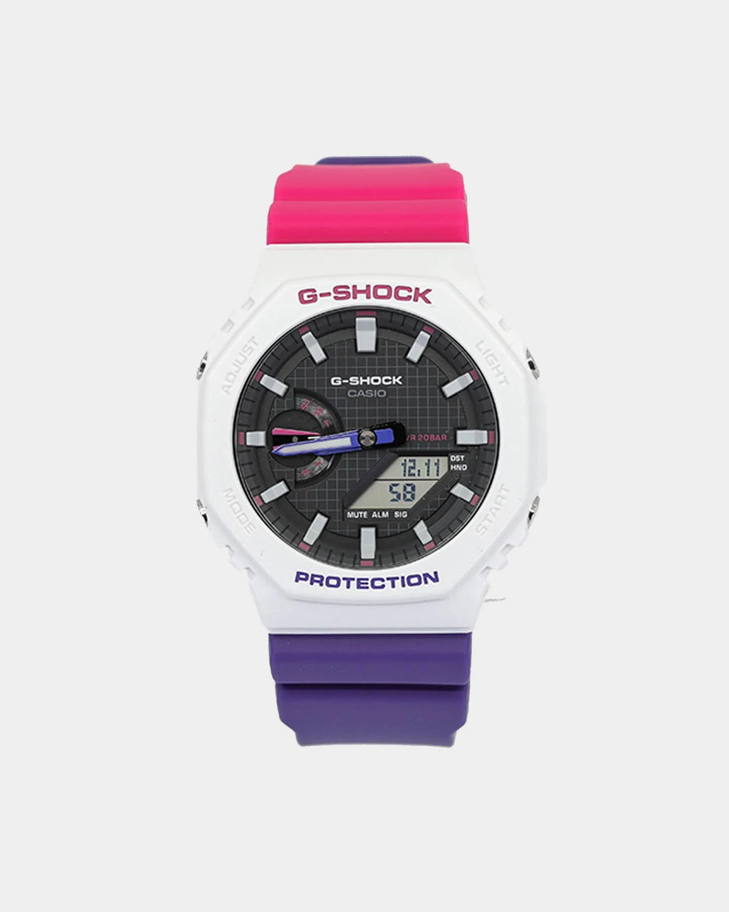 White/Pink/Purple G Shock Watch Q418339
