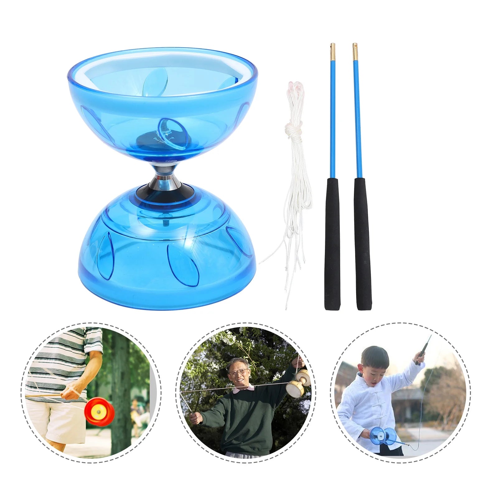Yoyo Diabolo Juggling Stick Set N1996