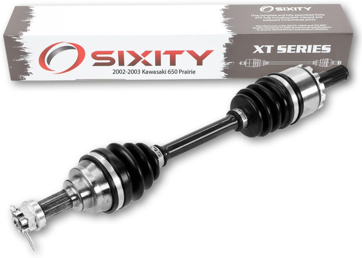 Front Left Axles Pack of 2 for Kawasaki 650 Prairie 4X4 X2541