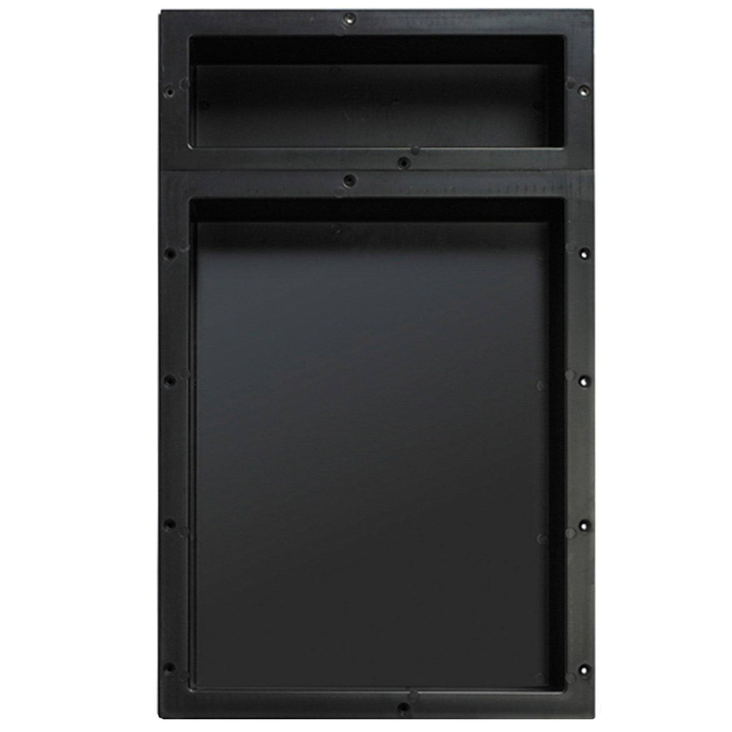 Black Double Recessed Shelf R4076