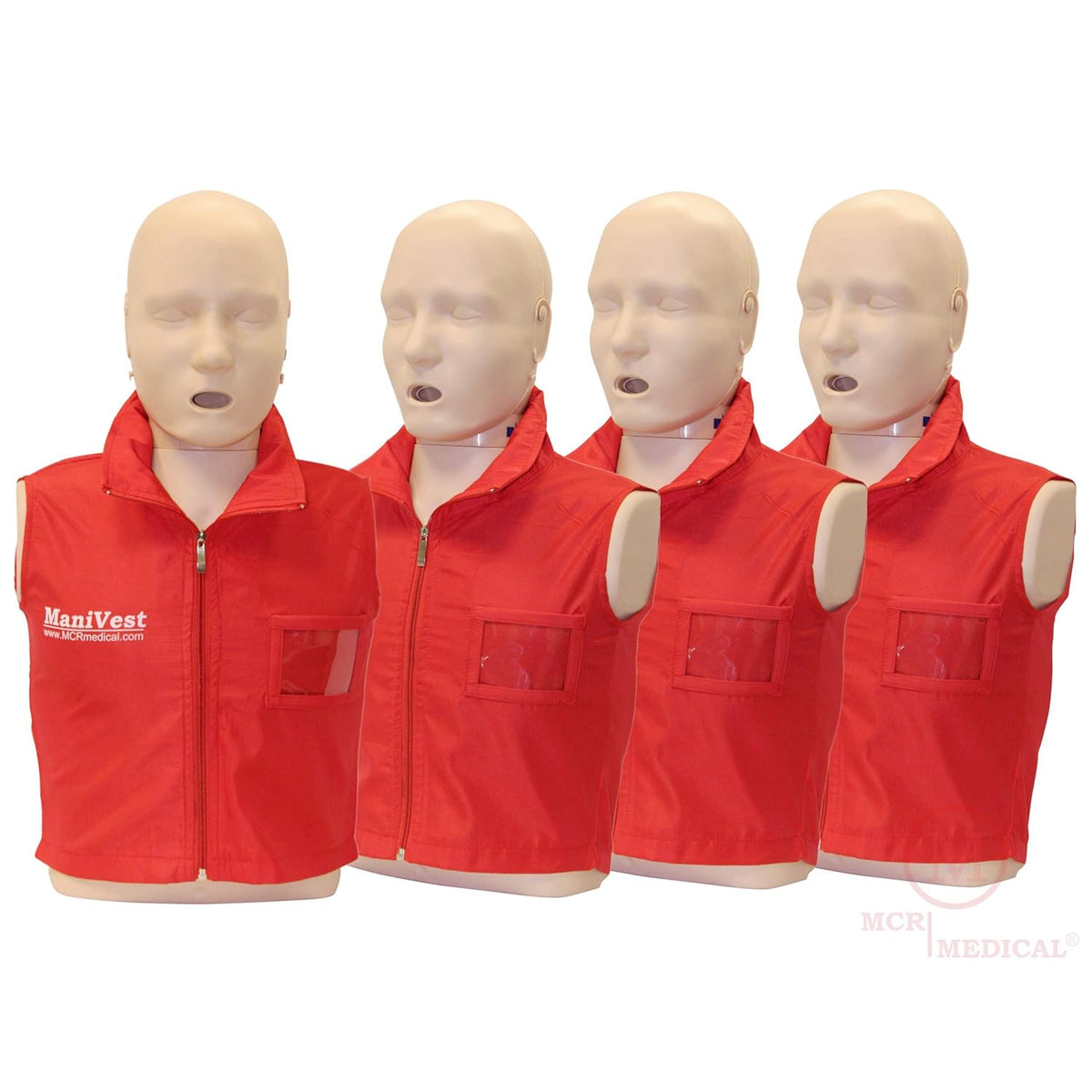 CPR Training Kit Adult Manikin 4-Pack with Advanced Feedback T8349