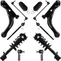 12pc Front Struts Lower Control Arm with Ball Joint Tie Rod Sway Bar Set W547566