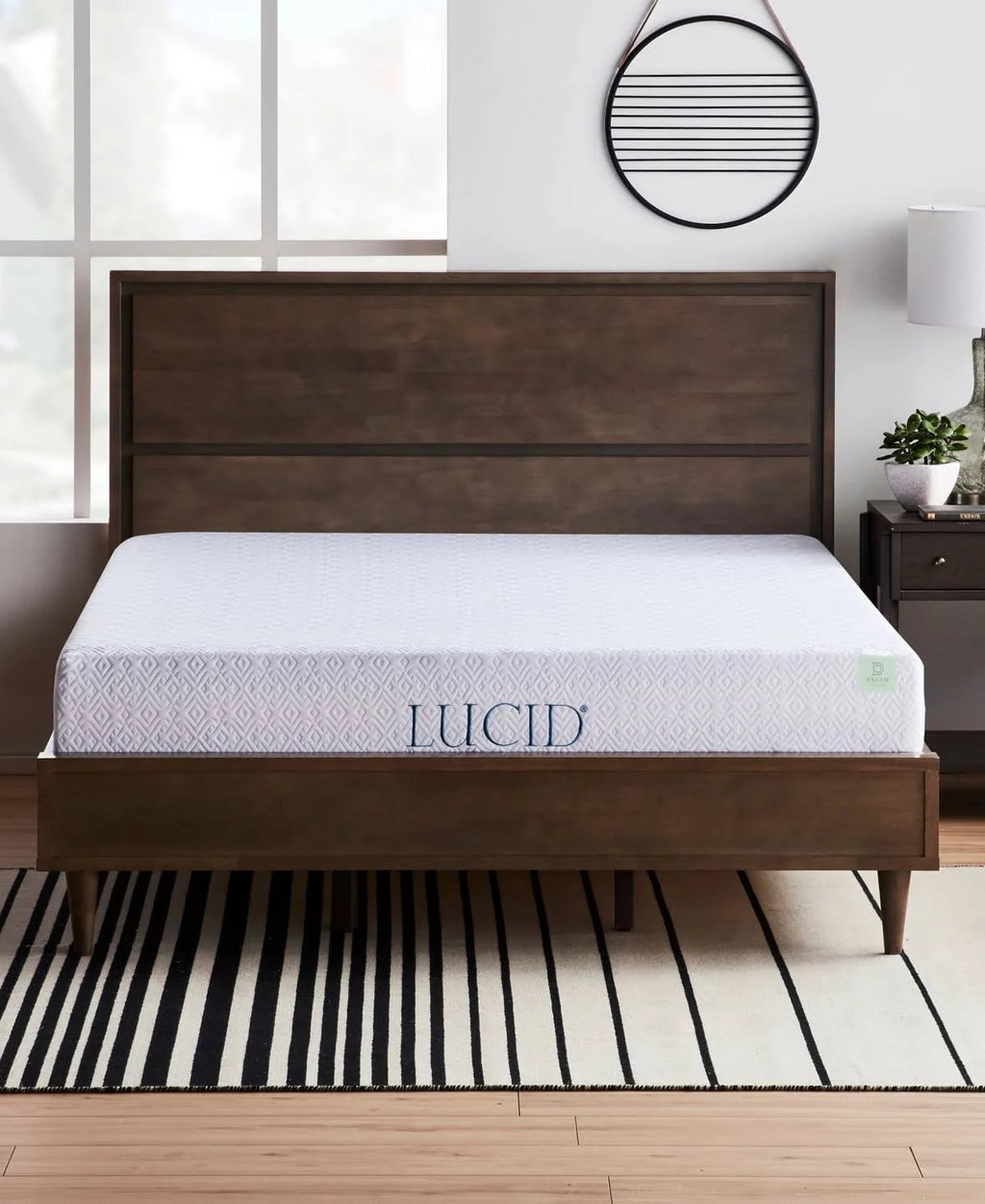 White Twin Gel Memory Foam Mattress P542