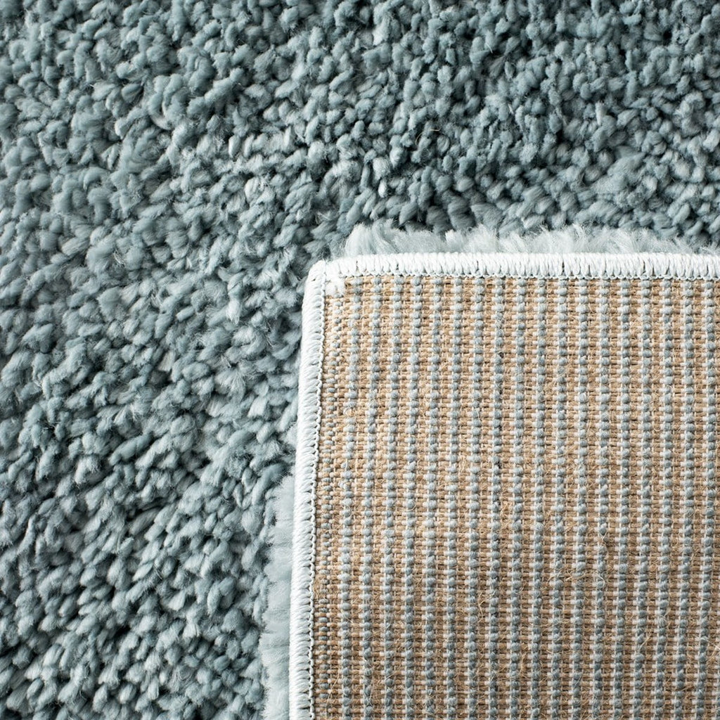 Aqua Plush Shag Area Rug, 12' x 15' P99572