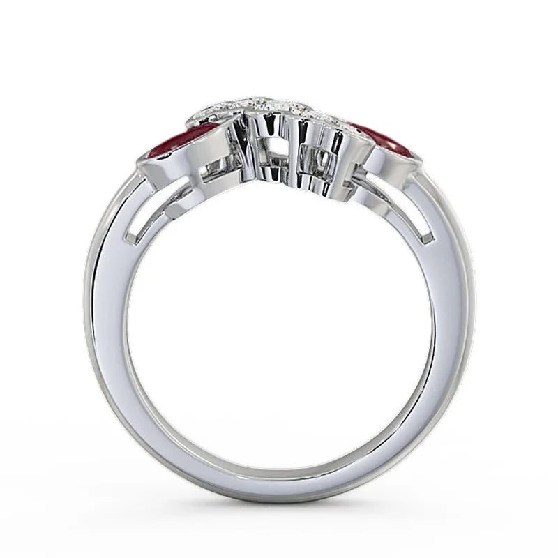 14K White Gold Eternity Band Size 4.5 S405