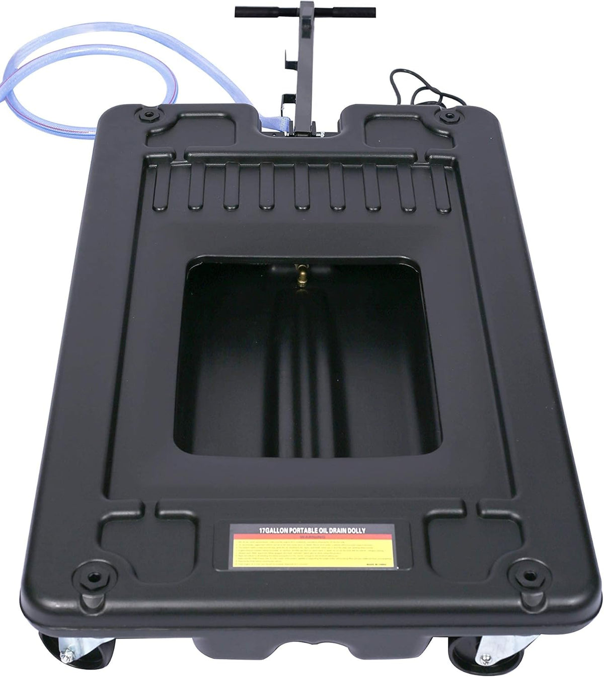 17-Gallon Oil Drain Pan with Electric Pump J2401