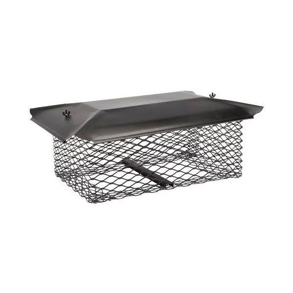Black Galvanized Chimney Cap M48674