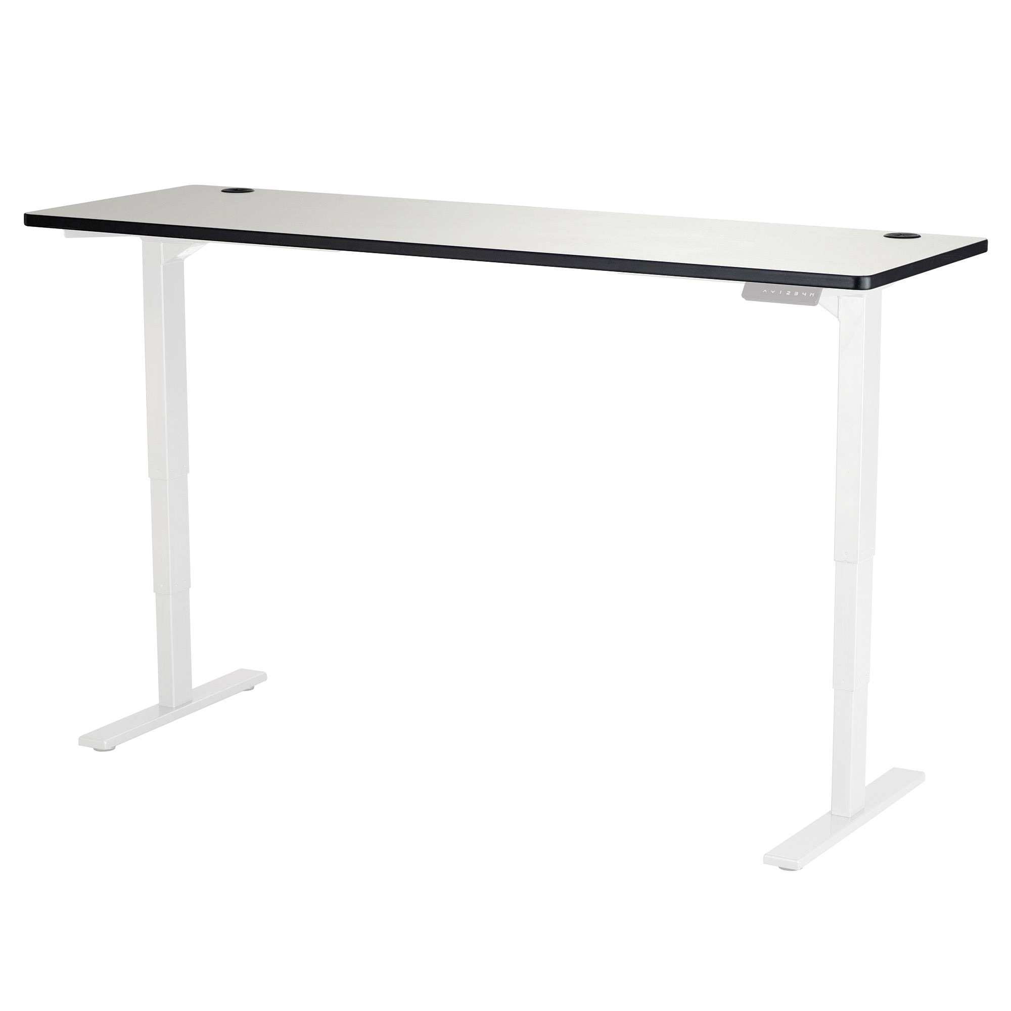 Electric Height-Adjustable Table Top 72x22 Gray O610