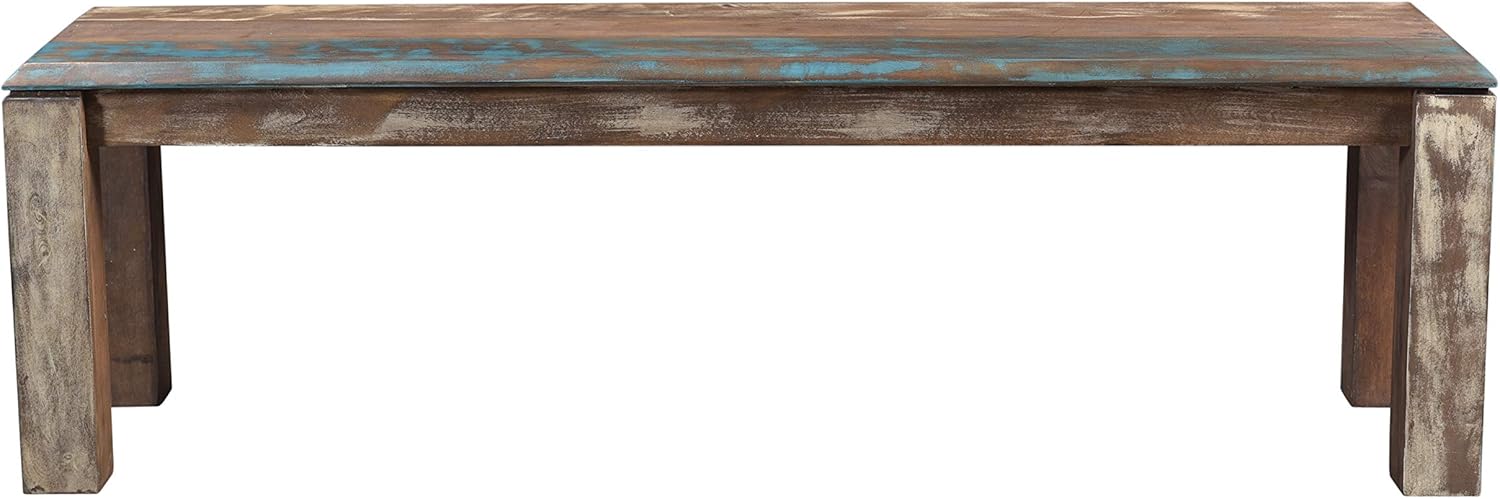 Brown Sheesham Wood Live Edge Bench N512
