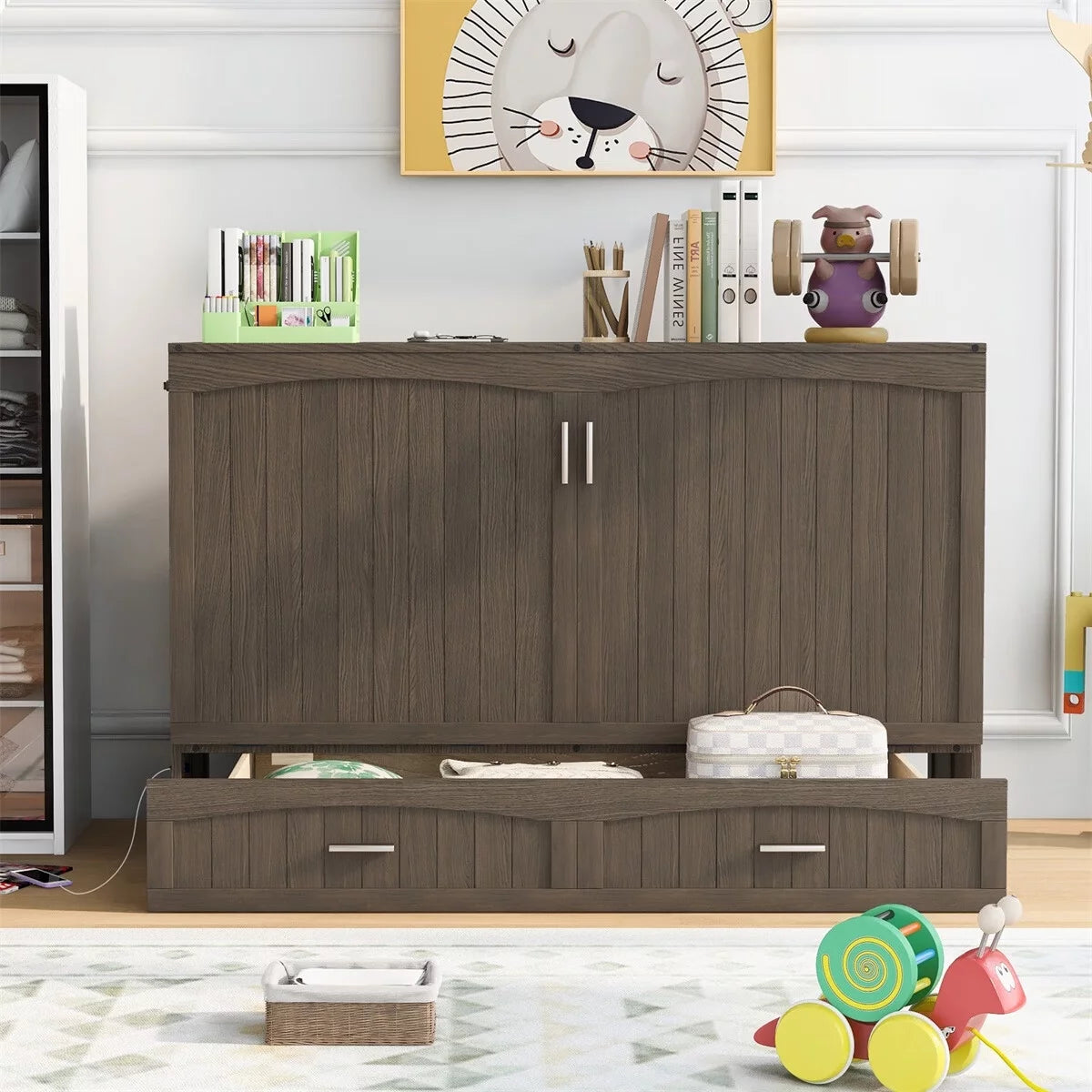Queen Size Murphy Bed P9454