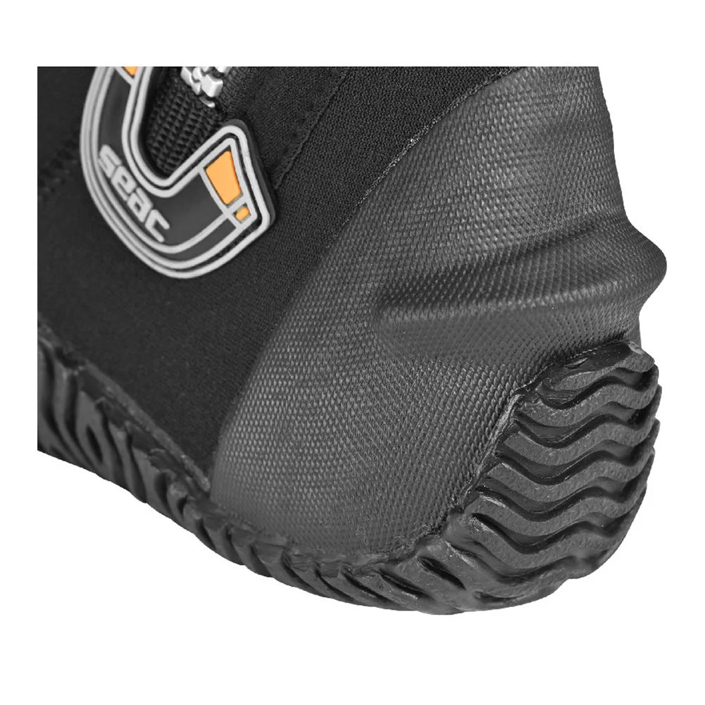 Black 5 Mm Scuba Boots with Zip U746
