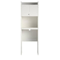 White Mini Refrigerator Storage Cabinet Q910801
