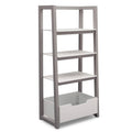 White Grey Ladder Shelf R8929