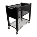 Black Open-Top File Cart P301