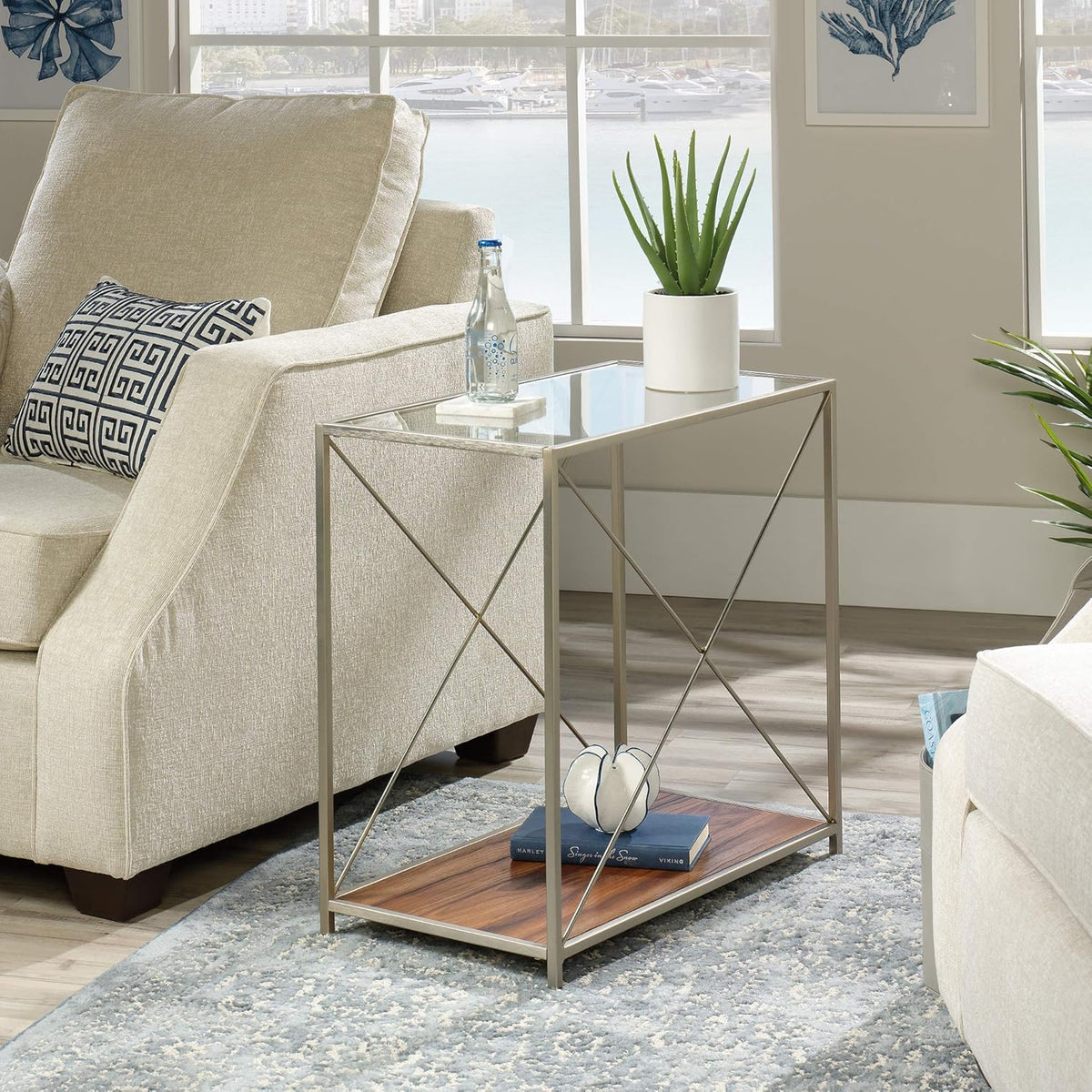 Blaze Acacia Side Table Y91799