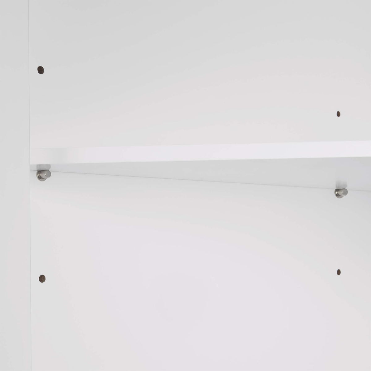 White Single Door Corner Floor Cabinet E18522