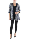 Knit Metallic Duster Blazer T753551