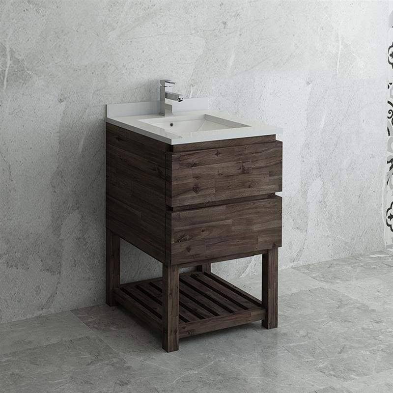 Floor Standing Open Bottom Bathroom Cabinet R69221