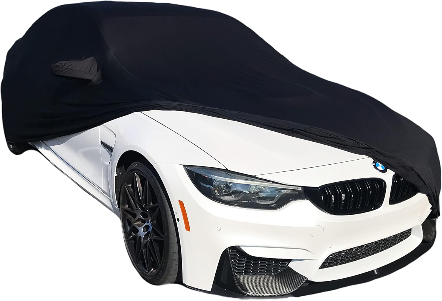 Black Stretch Satin Car Cover H69464