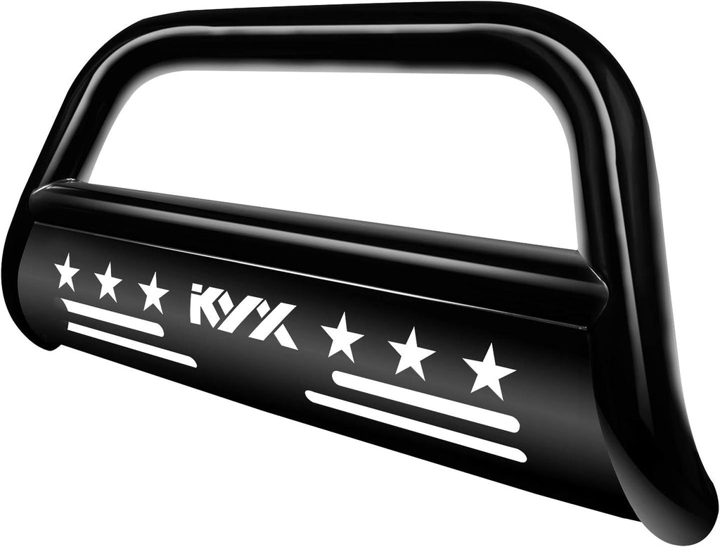 Black Bull Bar with Light Bar for Toyota Tacoma Pickup Truck P52856