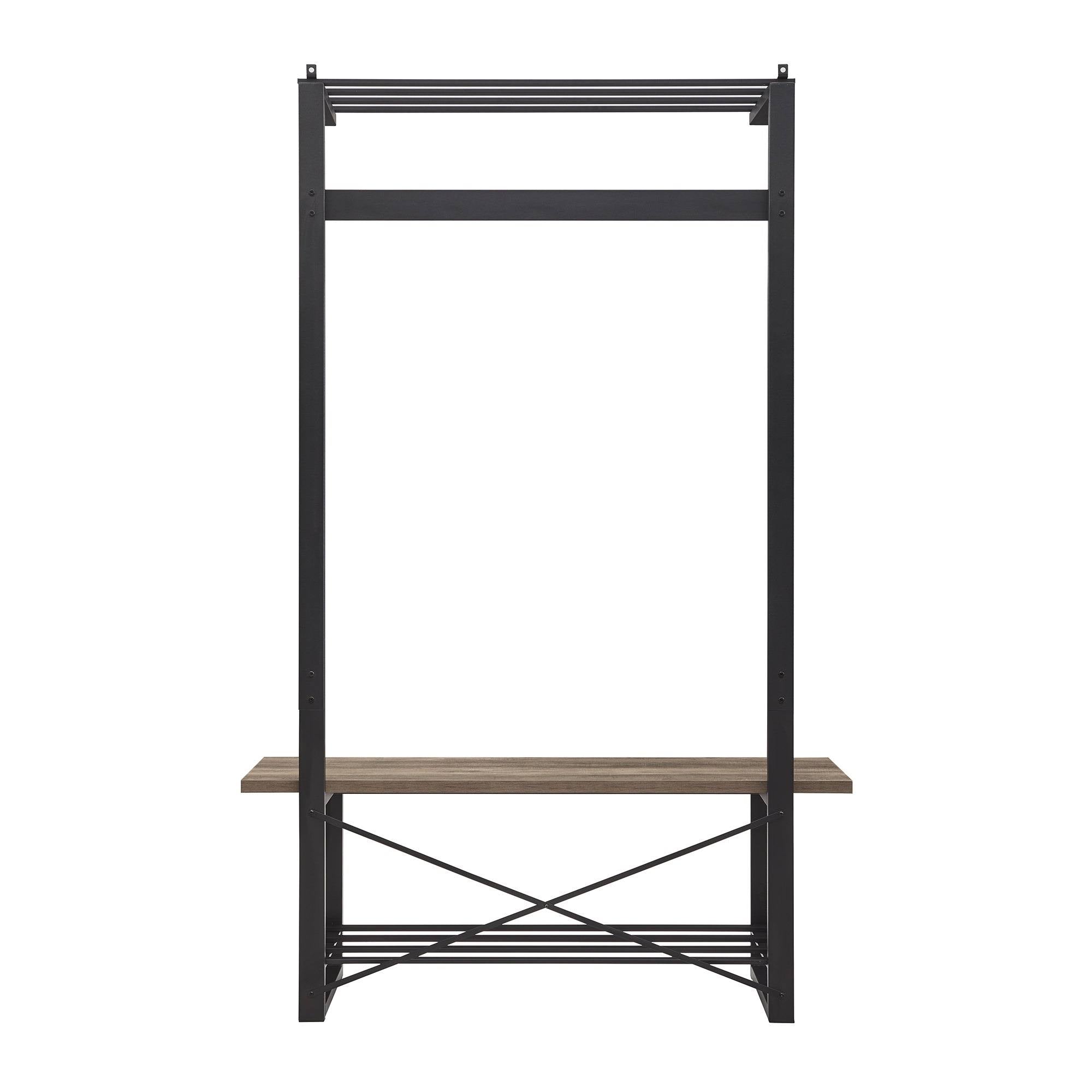 72 inch Dark Walnut Hall Tree N963