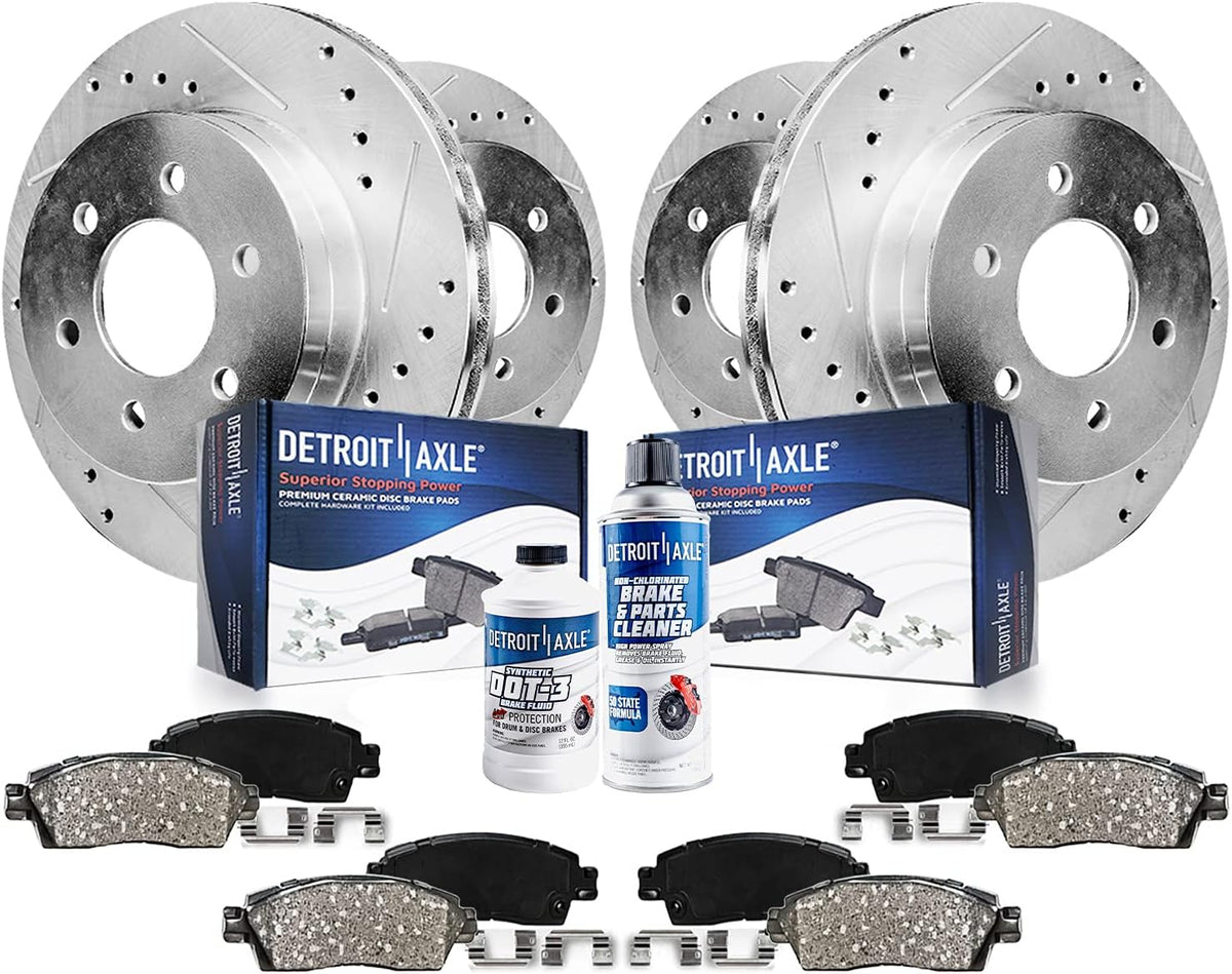 Single Piston Rear Caliper 305mm FRONT & 325mm REAR Rotor Brake Pad K74052