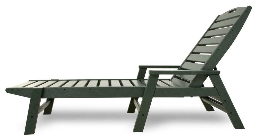 Green Chaise with Arms U499362