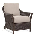 32x22 Wide Armchair Brown and Beige Stripe O38346