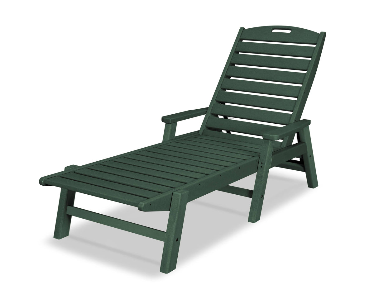 Green Chaise with Arms U499362