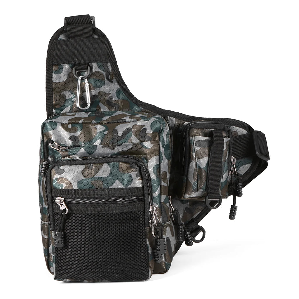 Waterproof Canvas Fishing Tackle Bag V93440