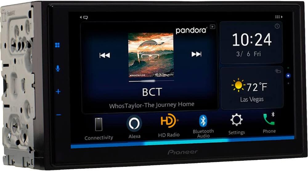 In-Dash Multimedia Receiver with 6.8" Capacitive Touchscreen Display Z176734