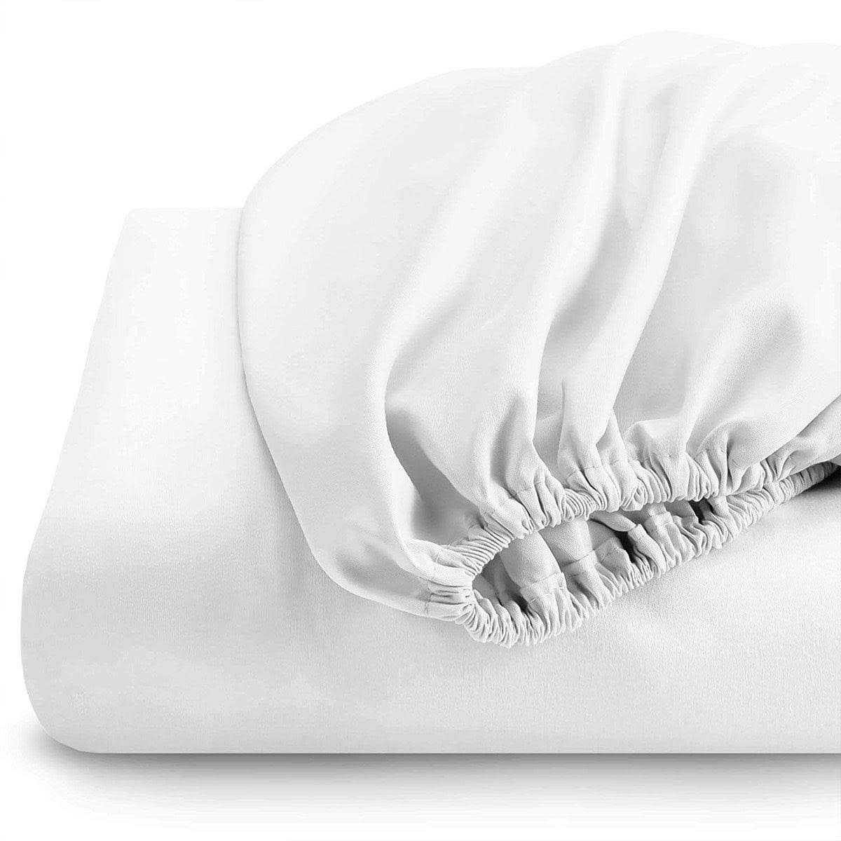 608TC 100% Cotton Split Top California King Fitted Sheet A89825