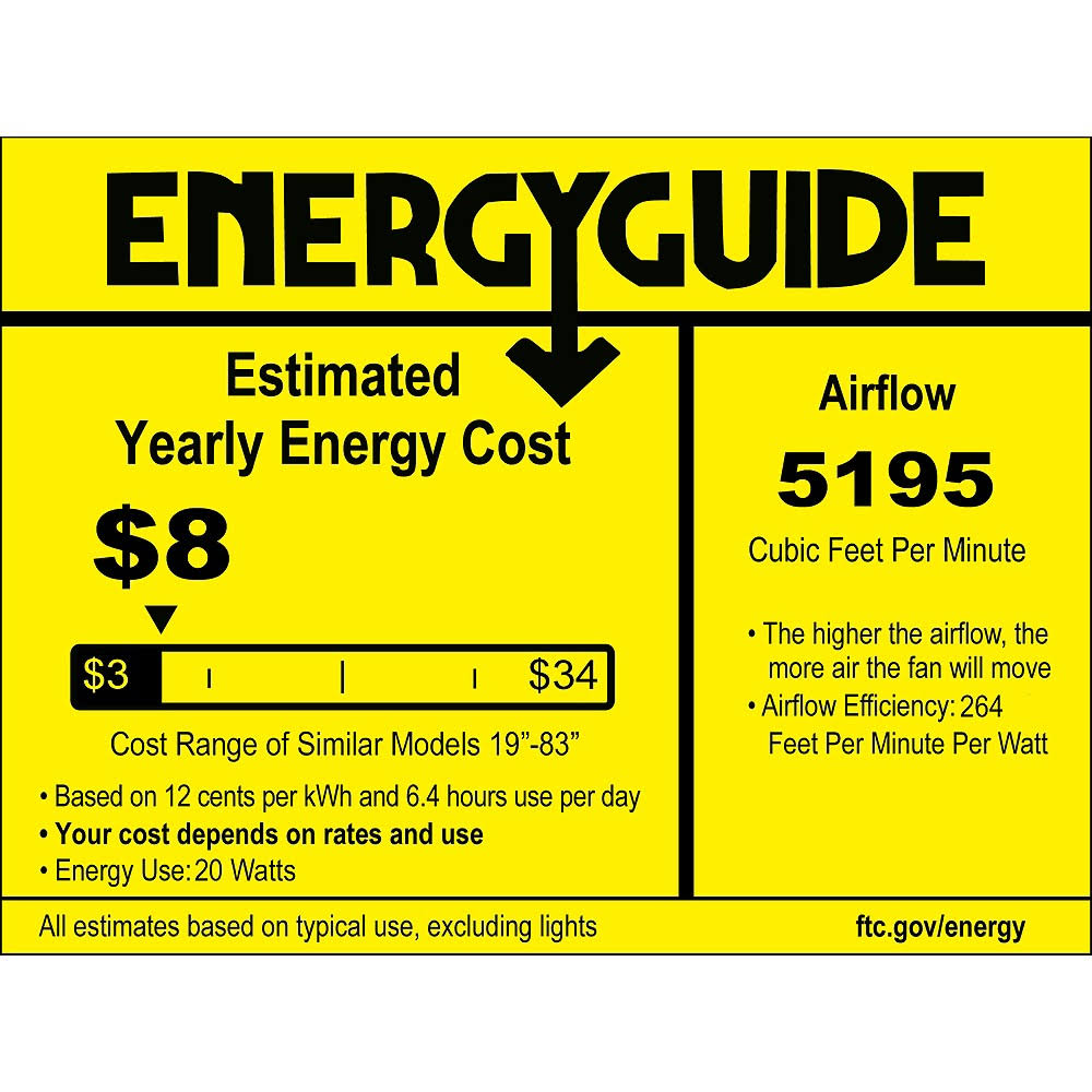 LED 68x22 Ceiling Fan L280011