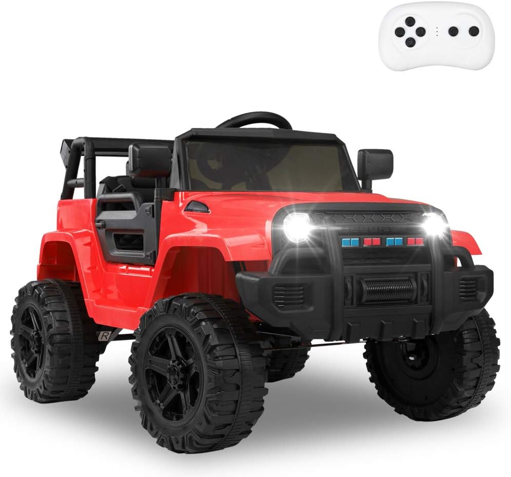 Pink 12V Battery Powered Ride on Truck with Remote Control R23727