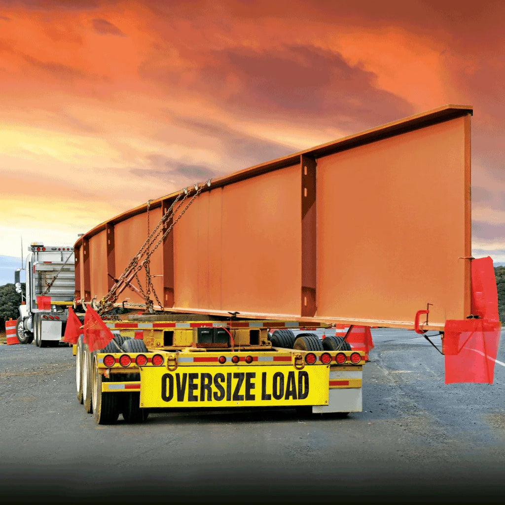 Oversize Load Banner with Magnets, Red Flags, and Bag K796037