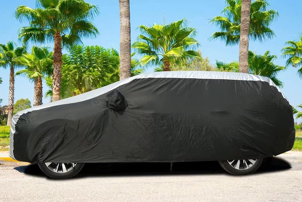 210D Waterproof Car Cover with PU Seal Tapes O693069