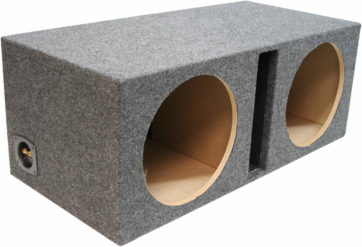 Dual 15 Kicker Bundle Car Stereo Sub Box Enclosure & Harmony Amp R769