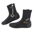 Black 5 Mm Scuba Boots with Zip U746