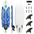 Non-Slip Surfing Board With Removable Fins & Leash O49678