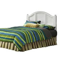 Brushed White Headboard and Night Stand N56371