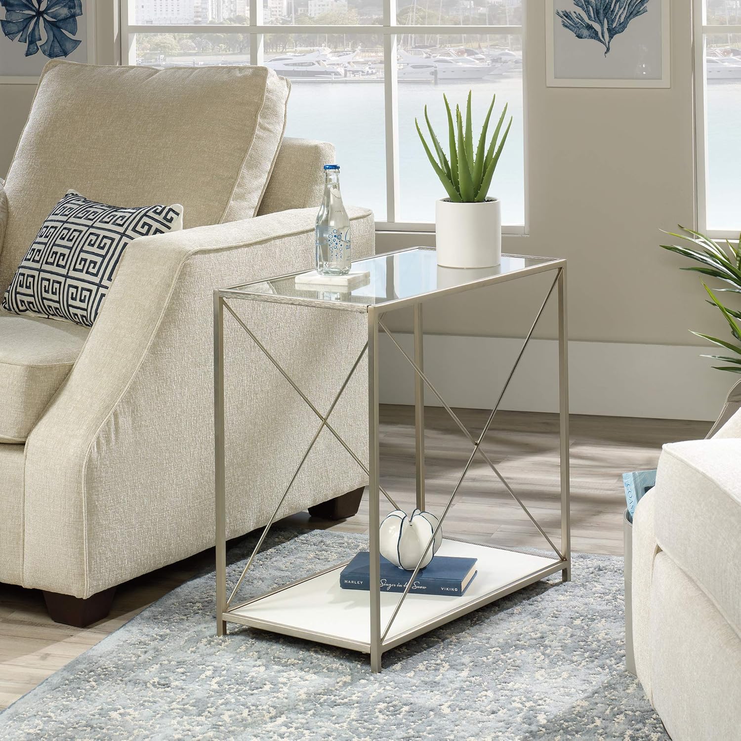 Blaze Acacia Side Table Y91799