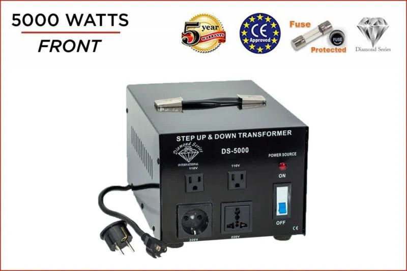 Voltage Converter and Transformer, 110-220 to 220-240 volts G77046