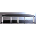 Additional 7inch H Shelf for AR Series 3 Shelf TV/AV Stand with Casters, Cherry Shelf with Black Poles R456257