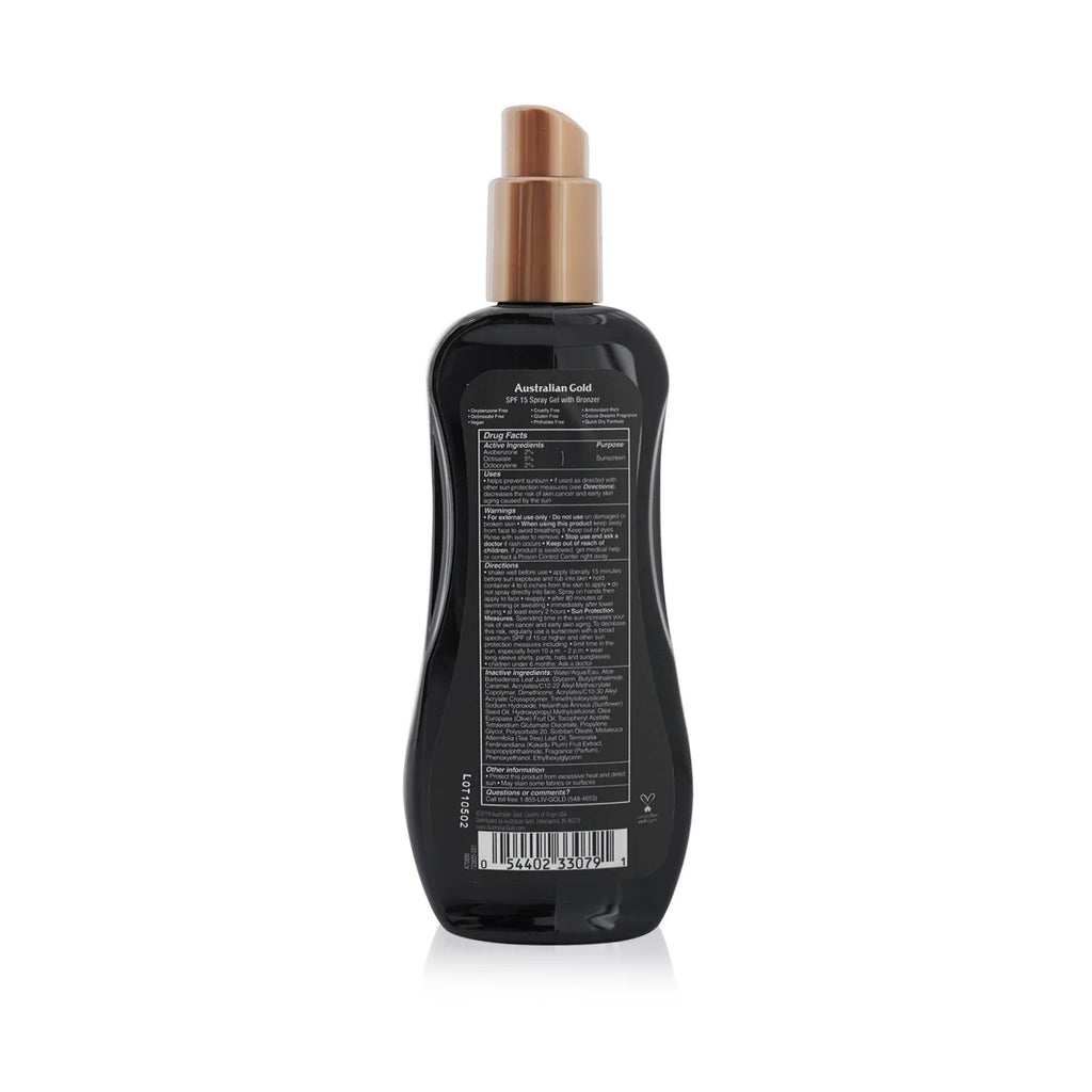 Spray Gel Sunscreen SPF 15 with Instant Bronzer 237ml Y161962